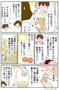 【漫画】『梅干し男子、爆誕』3（峯鳥子さん提供）