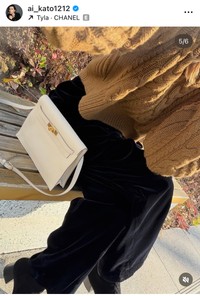 加藤あいインスタグラム＠ai_kato1212より