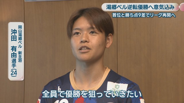 岡山湯郷ベル 新主将／沖田有由 選手［24］