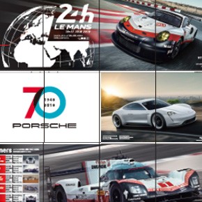 【入手困難レア】PORSCHE Japan ポルシェ70周年記念朝日新聞広告折込 ポルシェ誕生70周年記念広告 世界最大の新聞折込広告としてギネス世界