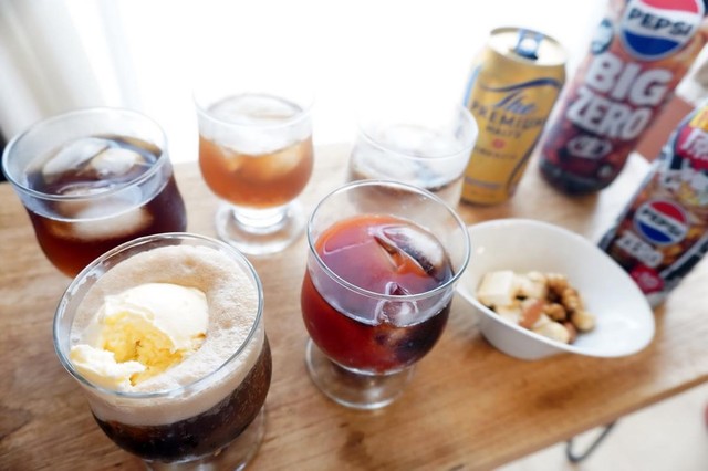 アレンジドリンクがずらり　思い思いの組み合わせで乾杯♪ 