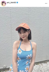 市村愛里インスタグラム(@airi_hkt48)より