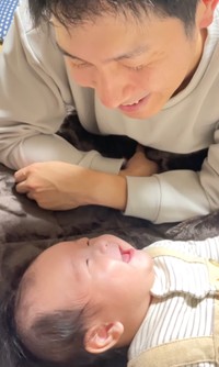 ふたりの満面の笑み♡（提供：@etsuko_kantaroさん）