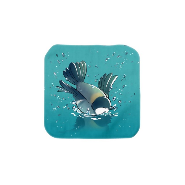 水浴びシジュウカラ（提供：サッサさん）