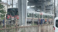 【速報】JR山陽線の踏切で列車と女性が接触　東岡山～岡山と岡山～法界院で運転見合わせ　正午現在