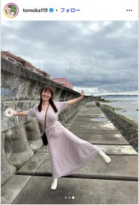 竹中知華のインスタグラム＠tomoka119より