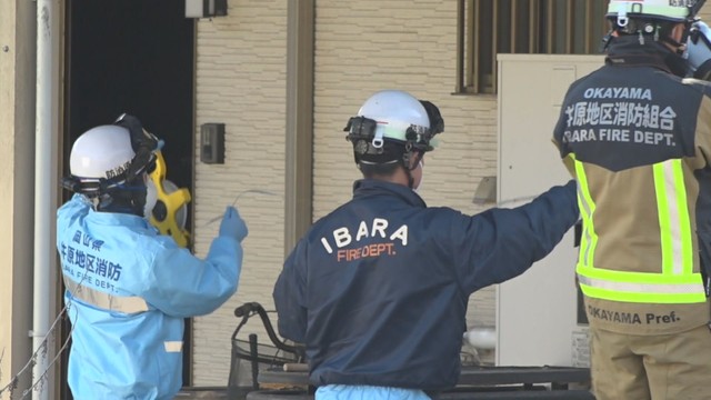 火事があった住宅　井原市芳井町川相