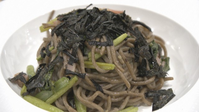 岡山県庁食堂で地域PR！特産品ランチ提供　刺身こんにゃく　そばのペペロンチーノなど