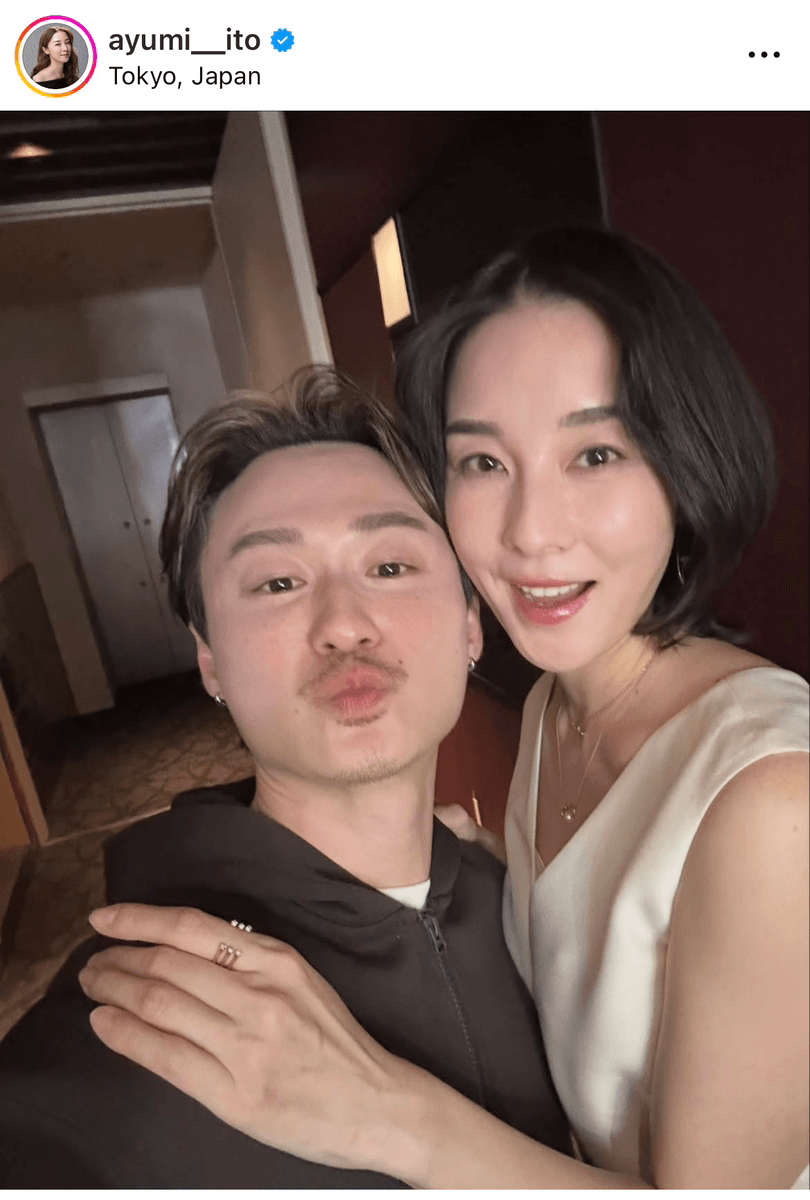 伊藤歩 Ayumi Ito (@ayumi__ito)さんのインスタグラムより