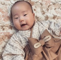 ちけ君、100日祝い（提供：＠___bebita0509さん）