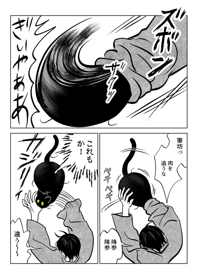 【漫画】『うちの猫は様子がおかしい。まとめ③』36（黒坊日記さん提供）