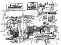 柳原良平「アンクル・トリス交友録」挿絵（大和出版／1976年）※「柳原良平 仕事と作品」（玄光社刊）より©️ Ryohei Yanagihara