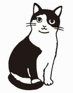 白黒の猫も 個性いろいろ イラストに描いてキャラクター化 Sippo シッポ