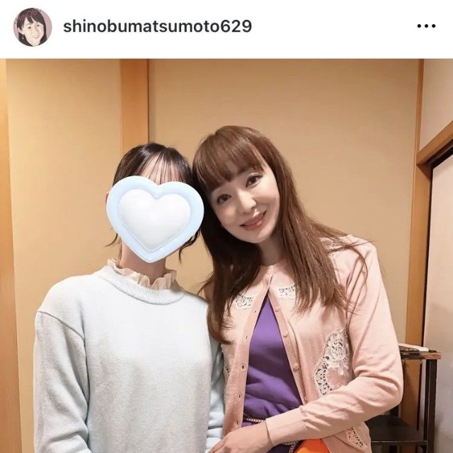松本志のぶアナのインスタグラム＠shinobumatsumoto629