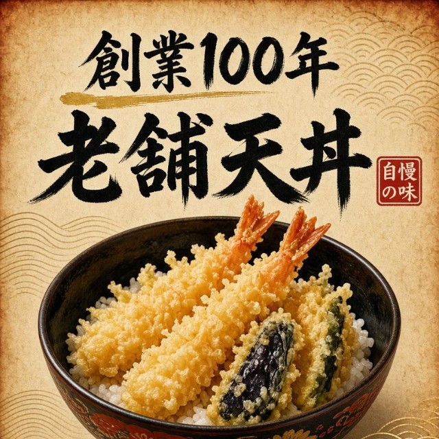 ためしに筆者がAIで架空飲食店のフライヤーを作ってみたところ…