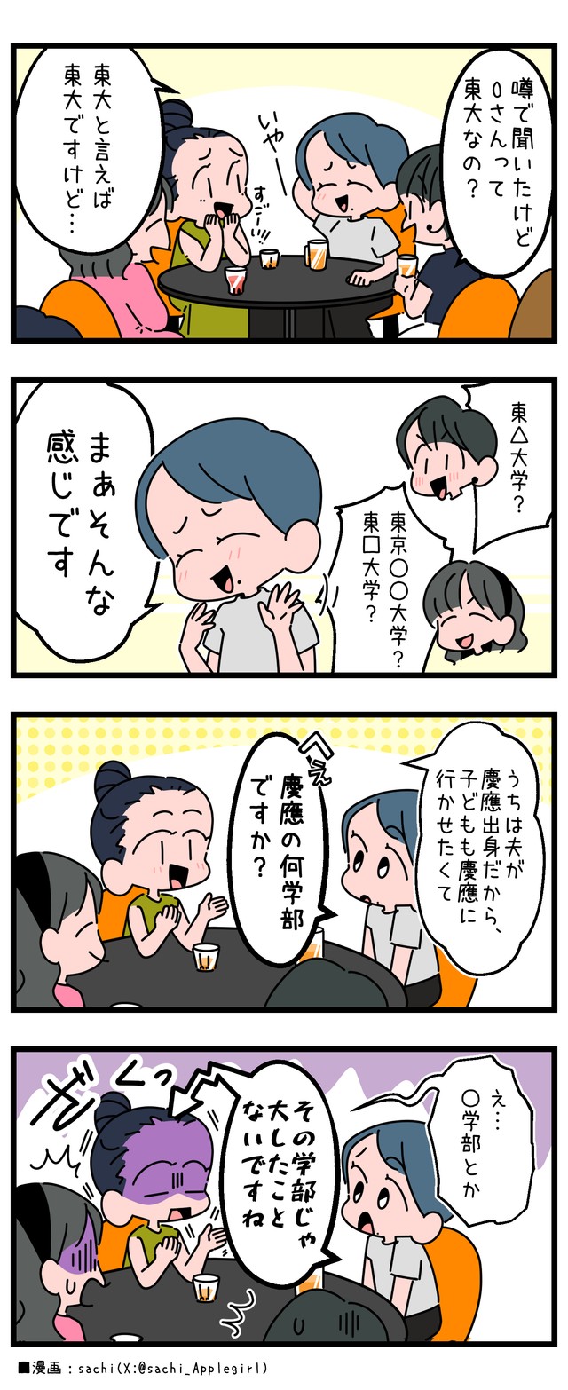 大人になっても大学マウント