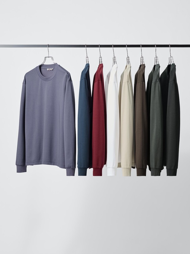 エアリズムコットンクルーネックTシャツ（提供写真）