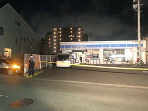 仙台市内のコンビニで強盗未遂事件　犯人逃走中