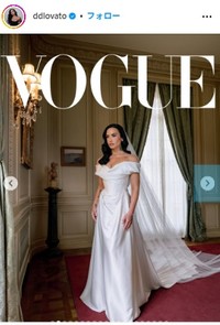 デミ・ロヴァートのインスタグラム@ddlovatoより