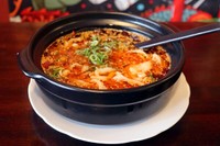 辛みが癖になる味わいの四川風刀削麺（京都市左京区田中里ノ内町・五十碗四川刀削麺）