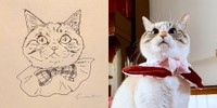 kaoruさんが描いたルールーちゃん（画像提供：kaoruさん）