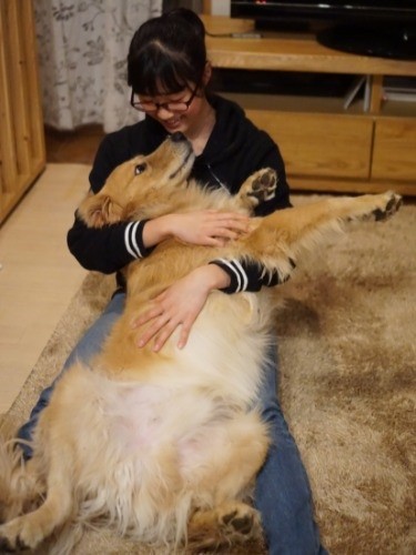 「シャンプーのお陰でモフモフ」