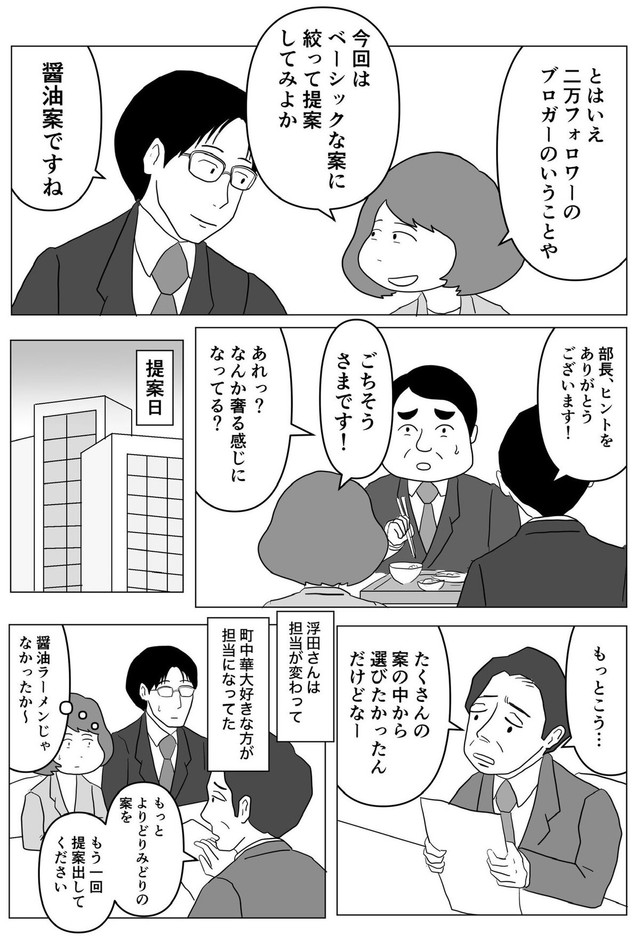 【漫画】『お店に入らなかった理由はメニューが多かったら⁉︎ それはどういうこと⁉︎』9（まるいがんもさん提供）