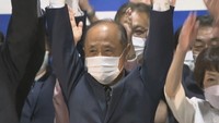 岡山市長に３選を果たした大森雅夫さん