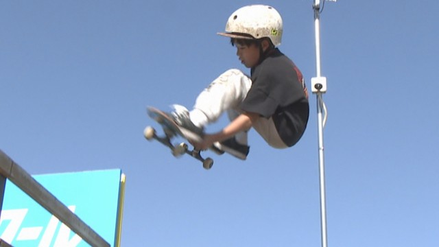 スケボーの全国大会で史上最年少優勝の小学生　強さの秘密は「圧倒的な練習回数と分析」　岡山【こどもミライパーク】
