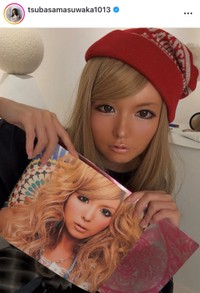 益若つばさインスタグラム（＠tsubasamasuwaka1013）より