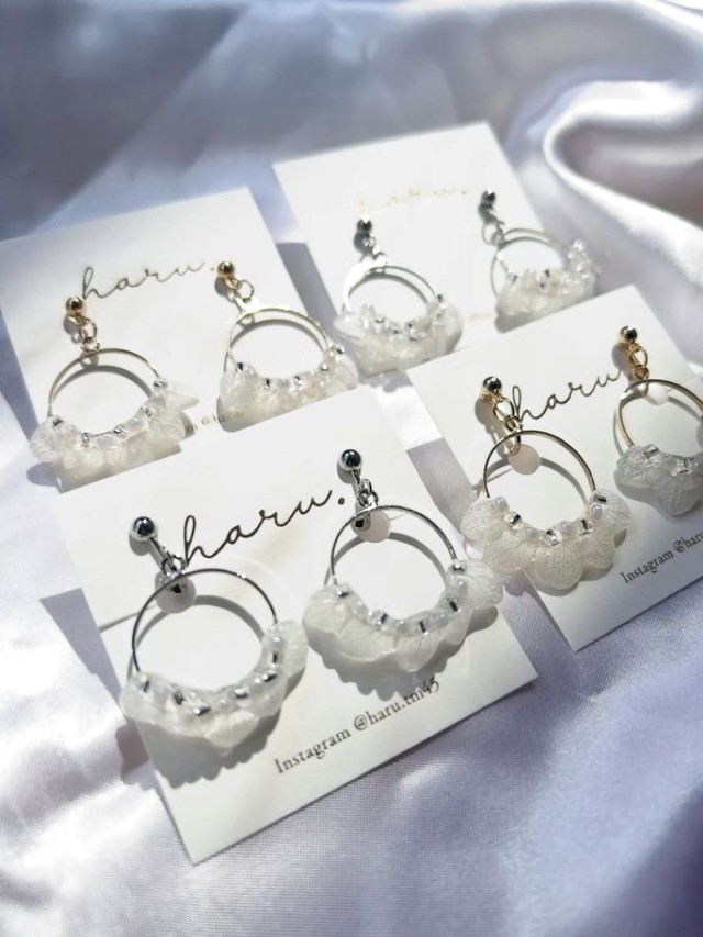 haru.さんが手がける、繊細で日常に寄り添うアクセサリー／haru.さん（@haru.tm45）提供