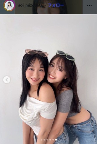 溝端葵のインスタグラム＠aoi_mizobataより