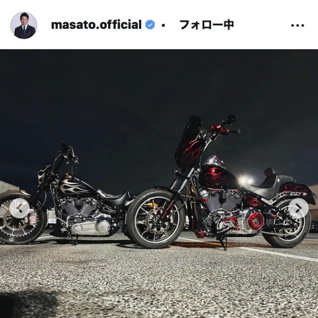 魔裟斗のインスタグラム＠masato.officialより
