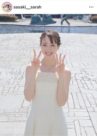 佐々木沙羅アナウンサーのインスタグラム＠sasaki__sarahより