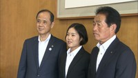 女子マラソン代表、天満屋の谷本観月選手が岡山市長を訪問　世界陸上に向け「どきどきわくわく」