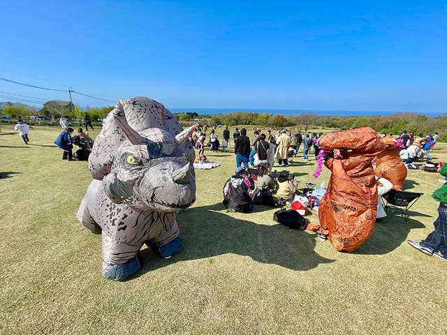 過去の「ティラノサウルスレース」の様子（写真提供：ティラノサウルスレース大山）