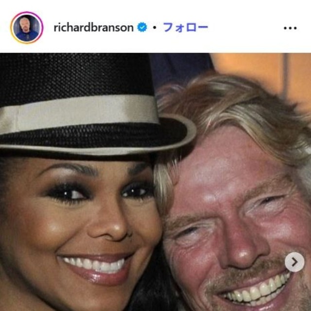 リチャード・ブランソンのインスタグラム@richardbransonより