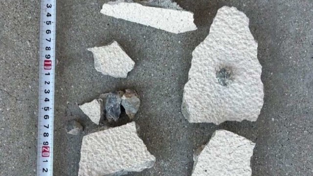 岡山市の中学校でコンクリート片が落下　けが人なし
