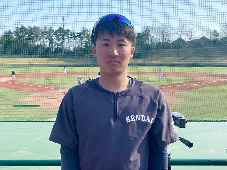 野球 - 仙台大・五十畑洸弥 アナリストとして「データ野球」の虜になっ