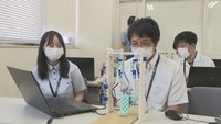 香川大学創造工学部で開かれたサマースクール