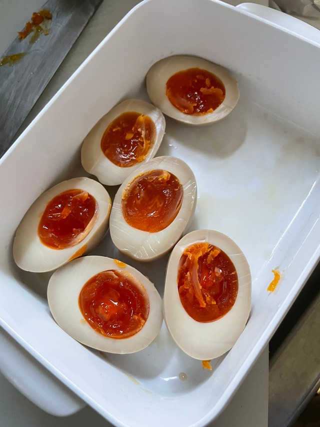 黄身も最高の出来ばえ！（画像提供：もうちゃんさん）