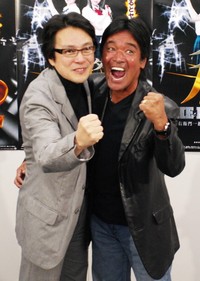 国広富之と松崎しげる=2006年