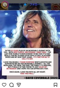 ホワイトスネイクのインスタグラム＠whitesnakeより