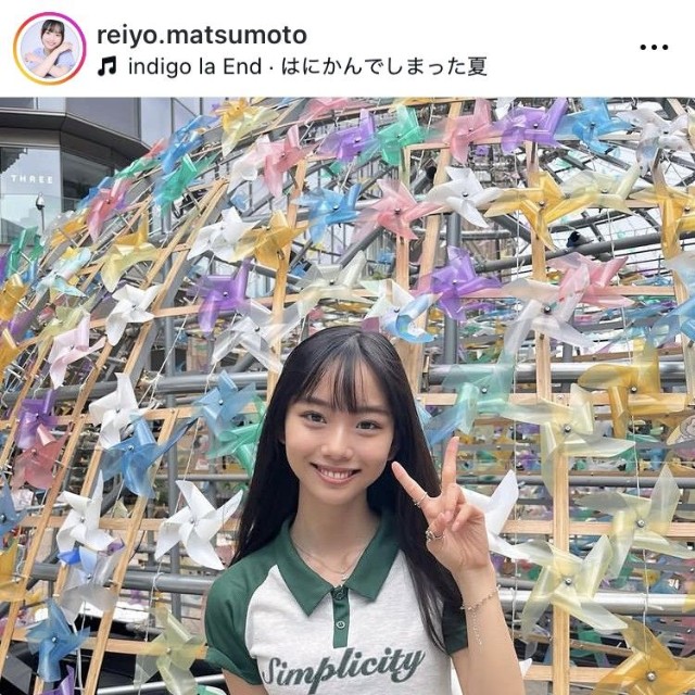 松本麗世インスタグラム＠reiyo.matsumoto