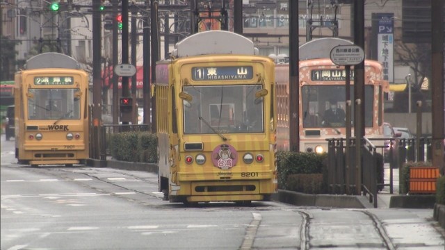 路面電車“運賃変更”の届け出を中国運輸局に提出　29日付　全線160円の均一運賃へ　岡山電気軌道　岡山市