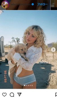 サブリナ・カーペンターのインスタグラム＠sabrinacarpenterより