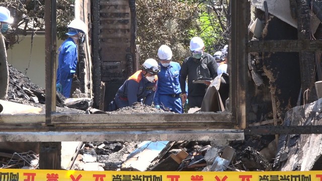 火事があった現場　玉野市　5月