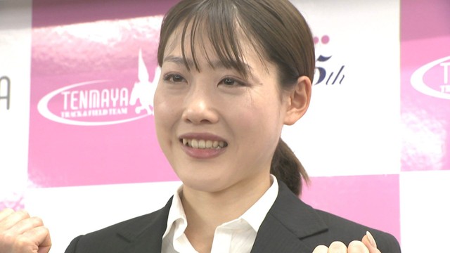 「アレ」つながりで阪神の始球式に　女子マラソン五輪内定の天満屋・前田穂南選手
