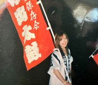 和太鼓ギャル時代のルミリンゴ（提供写真）