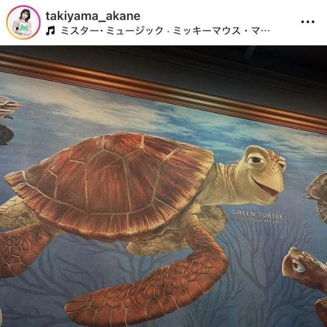 瀧山あかねアナのインスタグラム＠takiyama_akaneより